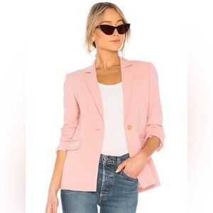 ELIZABETH AND JAMES Carson Single Breasted Blazer in Dahlia